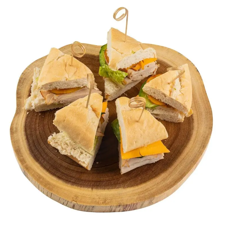 Tablecraft Acacia Collection Rectangular Serving Board 14"x9"x.75" - Acacia Wood