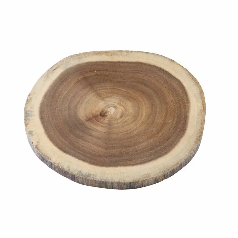 Tablecraft Acacia Collection Round Serving Board 12"x12"x.75" - Acacia Wood