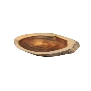 Tablecraft Acacia Collection Oval Serving Board 16"x8"x.75" - Acacia Wood