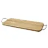 Tablecraft Acacia Collection Rectangular Serving Board 16.75"x6.125"x1.25" - Acacia Wood