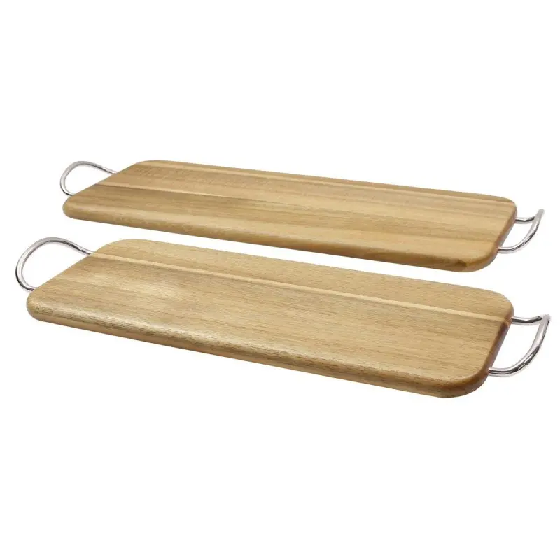 Tablecraft Acacia Collection Rectangular Serving Board 16.75"x6.125"x1.25" - Acacia Wood