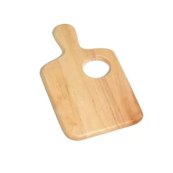 Tablecraft Bread Board With Insert 13.5"x7.5"x.8" - Wood (Rubberwood)