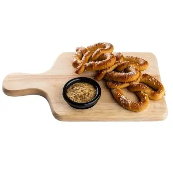 Tablecraft Bread Board With Insert 13.5"x7.5"x.8" - Wood (Rubberwood)