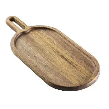 Tablecraft Acacia Collection Oblong Serving Tray 17"x7.25"x.75" - Acacia Wood