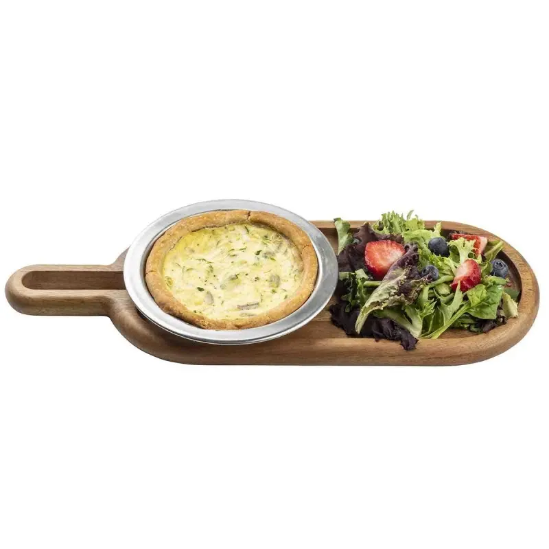 Tablecraft Acacia Collection Oblong Serving Tray 17"x7.25"x.75" - Acacia Wood