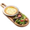 Tablecraft Acacia Collection Oblong Snack Tray 15"x5.5"x.75" - Acacia Wood