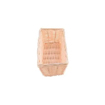 Tablecraft Rectangular Handwoven Basket Natural 9"x3.5"x2" - Polypropylene Cord - Set of 12