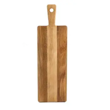 Tablecraft Acacia Collection Rectangular Serving Board 20"x6"x.625" - Acacia Wood