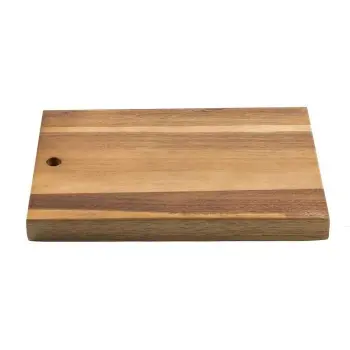 Tablecraft Acacia Collection Rectangular Serving Board 12"x8"x.75" - Acacia Wood