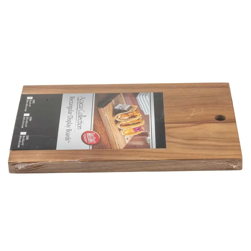Tablecraft Acacia Collection Rectangular Serving Board 12"x8"x.75" - Acacia Wood Tablecraft Acacia Collection Rectangular Serving Board 12"x8"x.75" - Acacia Wood