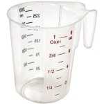 Winco PCMP-25 Winco Polycarbonate Measuring Cup - 1 Cup Measuring Cups and Spoons