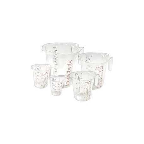 Winco PCMP-25 Winco Polycarbonate Measuring Cup - 1 Cup Measuring Cups and Spoons