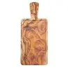 Tablecraft Rectangular Serving Paddle Olive Wood Decal 16.5"x7"x.625" - Melamine (Decaled) (4.5" Handle)