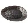 Tablecraft Lunara Collection Serving Plate Brown 10.5"x9"x1.125" - Melamine
