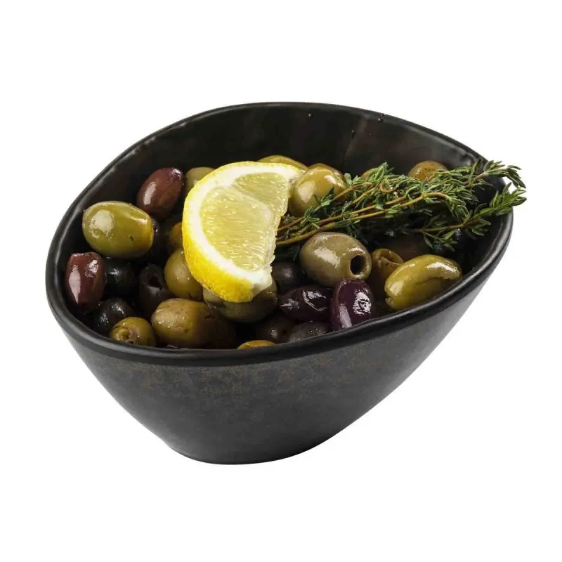 Tablecraft Lunara Collection Serving Bowl 13 Oz. Brown 6.375"x5"x3.75" - Melamine