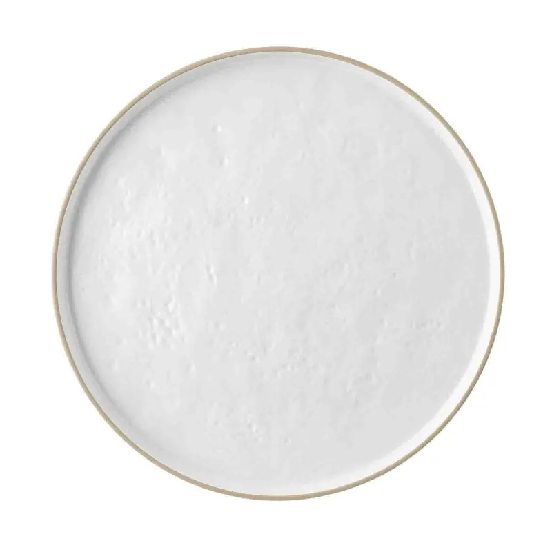 Tablecraft Europa Collection Round Serving Platter White/Beige 14"x14"x.875" - Melamine Tablecraft Europa Collection Round Serving Platter White/Beige 14"x14"x.875" - Melamine