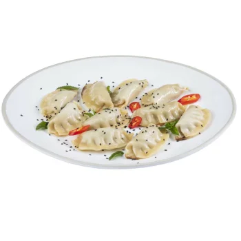 Tablecraft Europa Collection Serving Plate White/Beige 13.25"x11.125"x1.25" - Melamine