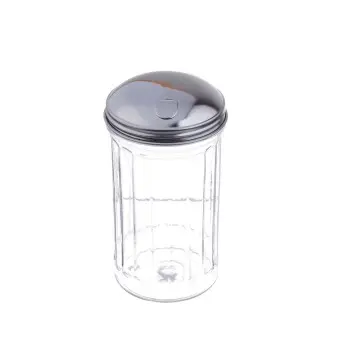 Tablecraft Fluted Shaker 12 Oz. 3.06"x3.06"x5.625" - Copolyester Side Flap Top - Set of 24