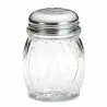 Tablecraft Swirl Shaker - Perforated 6 Oz. 2.69"x2.69"x3.5" - Copolyester Chrome Plated Metal Top - Set of 24