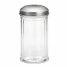 Tablecraft Paneled Shaker - Perforated 12 Oz. Clear 3.063"x3.063"x5.625" - Copolyester - Set of 24