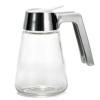 Tablecraft Syrup Dispenser 12 Oz. 4.75"x3.313"x5.5" - Glass (Clear Soda Lime Glass) - Set of 12