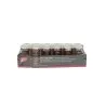 Tablecraft Nostalgia Collection Salt & Pepper Shakers 1.5 Oz. - Glass (Clear Soda Lime Glass) - Set of 4