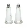 Tablecraft Eiffel Salt & Pepper Shakers 1 Oz. 1.875"x1.875"x4.375" - Glass (Clear Soda Lime Glass) - Set of 24