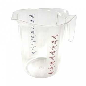 Winco PCMP-400 Winco Polycarbonate Measuring Cup - 4Qt. Measuring Cups and Spoons