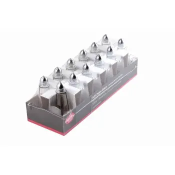 Tablecraft Eiffel Salt & Pepper Shakers 1 Oz. 12.375"x4.25"x4.5" - Glass (Clear Soda Lime Glass) - Set of 4