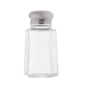 Tablecraft Paneled Salt & Pepper Shakers 1 Oz. 1.5625"x1.5625"x3" - Glass (Clear Soda Lime Glass) - Set of 24