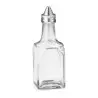 Tablecraft Oil & Vinegar Bottles 6 Oz. 2"x2"x5.875" - Glass (Clear Soda Lime Glass) - Set of 12