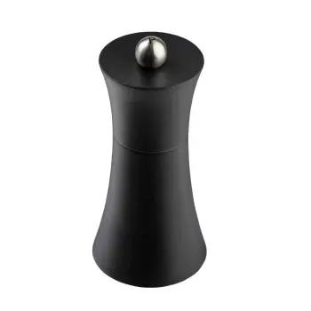 Tablecraft Salt & Pepper Mills 1.5 Oz White/Black 2.31"x2.31"x5.125" - Acrylonitrile Butadiene Styrene (ABS) Set of 2
