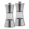 Tablecraft Salt & Pepper Mills 1.5 Oz. 2.31"x2.31"x5.125" - Stainless Steel (18/8) Set of 2