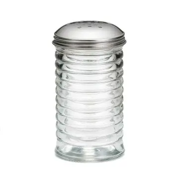 Tablecraft Beehive Collection Shaker - Perforated 12 Oz. 3"x3"x5.625" - Glass - Set of 12