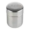 Tablecraft Round Shaker "Cocoa" 6 Oz. Mirror Finish 2.25"x2.25"x3.125" - Stainless Steel (18/8)