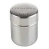 Tablecraft Round Shaker "Cinnamon" 6 Oz. Mirror Finish 2.25"x2.25"x3.125" - Stainless Steel (18/8)