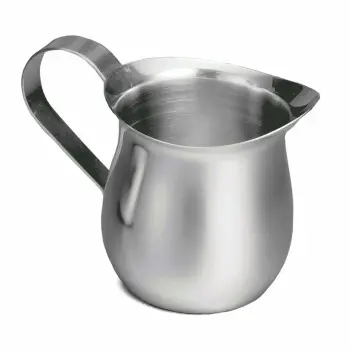 Tablecraft Bell Creamer 5 Oz. 4"x2.375"x3" - Stainless Steel (200 Series)