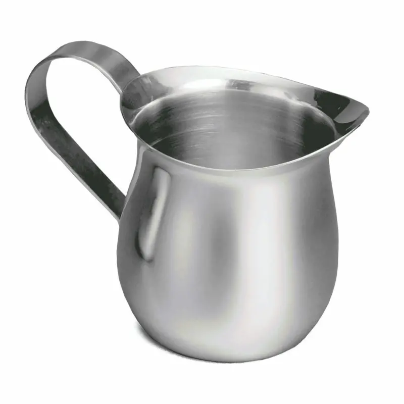 Tablecraft Bell Creamer 5 Oz. 4"x2.375"x3" - Stainless Steel (200 Series)