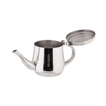 Tablecraft Gooseneck Teapot 1 6.25"x3"x3.875" - Stainless Steel (200 Series)