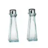 Tablecraft Salt & Pepper Shakers 3 Oz. 1.75"x1.75"x6.125" - Glass (Green Tinted Glass) - Set of 24