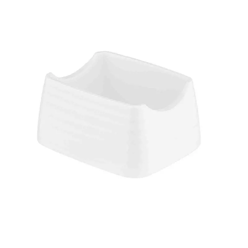 Tablecraft Pulito Collection Sugar Packet Holder 5 Oz. White 4"x3.25"x2" - Melamine - Set of 12