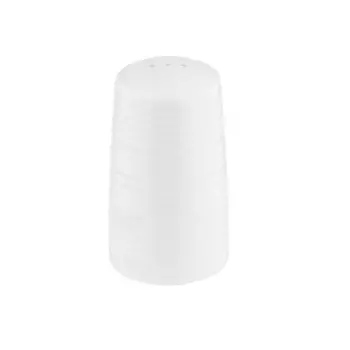 Tablecraft Pulito Collection Salt & Pepper Shakers 1.25 Oz. White 2"x2"x3.375" - Melamine - Set of 6