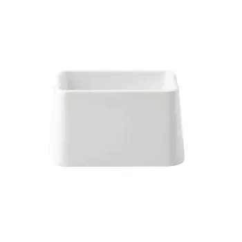 Tablecraft Sierra Collection Sugar Packet Holder White 3.625"x2.75"x2.5" - Melamine - Set of 12