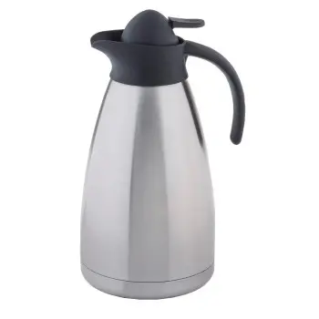 Tablecraft Coffee Server 1 Qts Black 7.125"x5.25"x9" - Stainless Steel (200 Series)