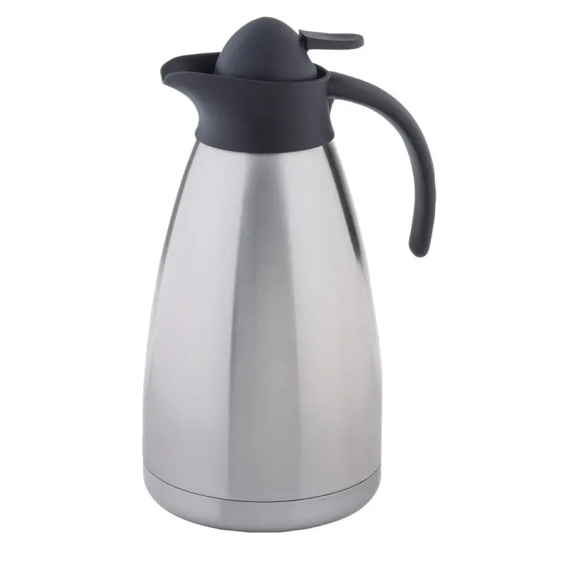 Tablecraft Coffee Server 1 Qts Black 7.125"x5.25"x9" - Stainless Steel (200 Series)