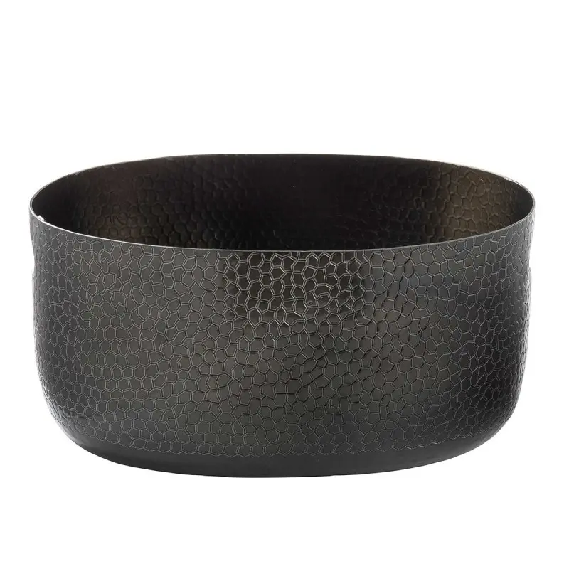 Tablecraft Crackle Collection Beverage Tub 2.5 Gallon Black 15.25"x10.75"x7.5" - Powder Coated Aluminum