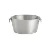 Tablecraft Round Double Wall Beverage Tub 7 Gallon 20"x19"x9" - Stainless Steel (14-1)