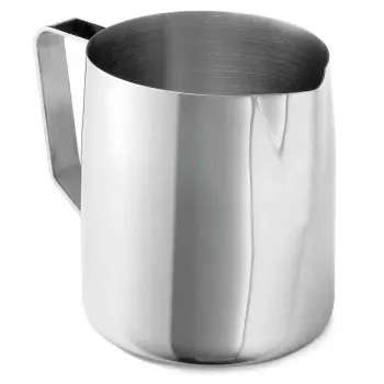 Tablecraft Frothing Cup 36 Oz. 5.875"x4.25"x5" - Stainless Steel (203 EZ)
