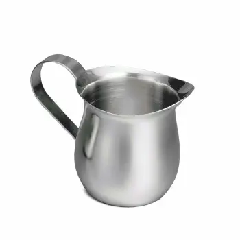 Tablecraft Bell Creamer 3 Oz. 3.25"x1.875"x2.375" - Stainless Steel (200 Series)