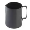 Tablecraft Frothing Cup 36 Oz. Black 5.5"x4.5"x5.75" - Stainless Steel (Coated) - Nonstick PTFE Finish
